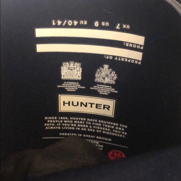 SOLD ON MERCARI Hunter Rain Boots w/ Sock Inserts - Picture 6 of 6